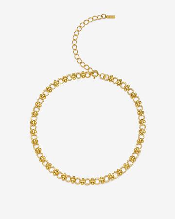 Biżuteria JW PEI A Chain Necklace Women Złote | PL1399BC