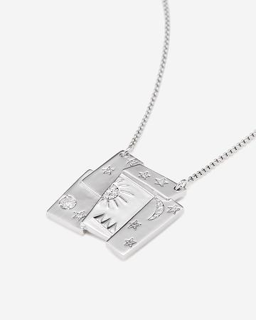 Biżuteria JW PEI Cosmos Combination Necklace Women Srebrne | PL1408UT
