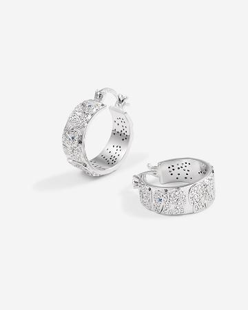 Biżuteria JW PEI Elephant Earrings Women Srebrne | PL1424VD