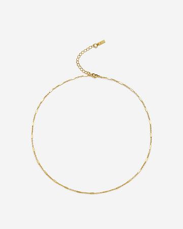 Biżuteria JW PEI F Chain Necklace Women Złote | PL1426NB