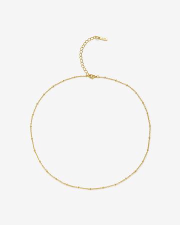 Biżuteria JW PEI G Chain Necklace Women Złote | PL1428QZ