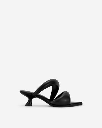 Buty JW PEI Sara Mule Women Czarne | PL1513IS