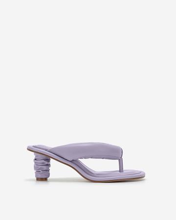 Buty JW PEI Talia Puffed Sandal Women Fioletowe | PL1517SO
