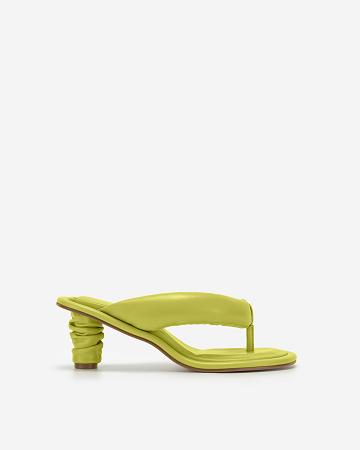 Buty JW PEI Talia Puffed Sandal Women Oliwkowe | PL1515PQ