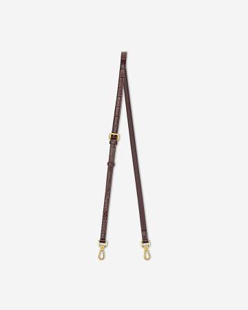 Pasek Łańcuszkowy JW PEI Paskiem for Mini Flap Women Brązowe | PL1396XF