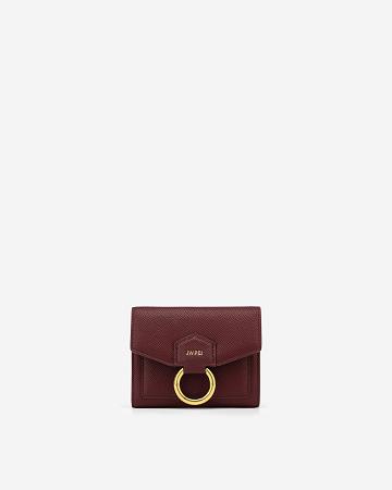 Portfele JW PEI Stella Women Bordowe | PL1519FM