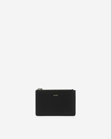 Posiadacz Karty JW PEI Quinn Zipped Women Czarne | PL1360AP