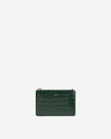 Posiadacz Karty JW PEI Quinn Zipped Women Oliwkowe | PL1362DN