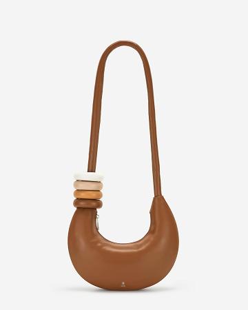 Torba Crossbody JW PEI Abacus Women Brązowe | PL1002JJ