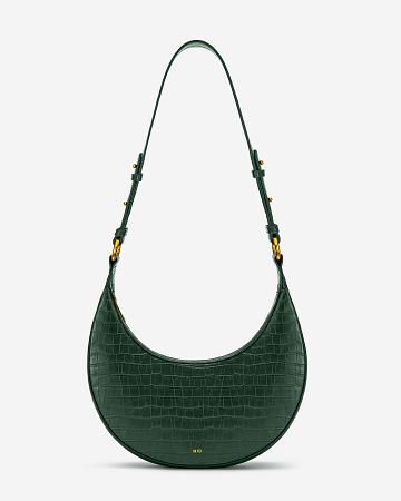 Torba Crossbody JW PEI Carly Saddle Women Zielone | PL1007CE