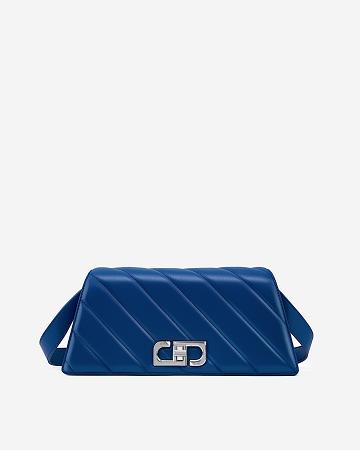 Torba Crossbody JW PEI Elsa Front Flap Women Niebieskie | PL1014EX