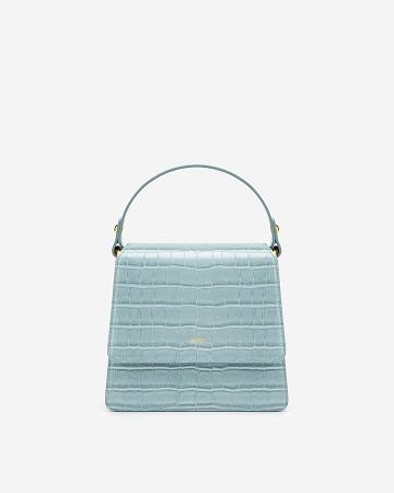 Torba Crossbody JW PEI FAE Top Handle Women Turkusowe | PL1017YU