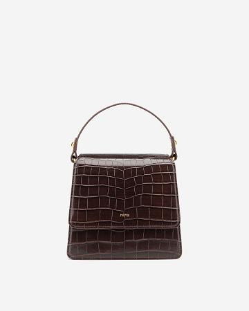 Torba Crossbody JW PEI FAE Top Handle Women Bordowe | PL1019IS