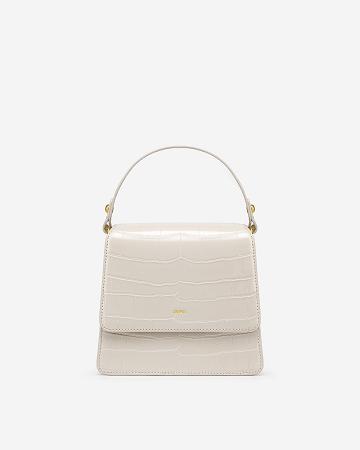 Torba Crossbody JW PEI FAE Top Handle Women Białe | PL1020OR