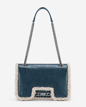 Torba Crossbody JW PEI Isa Women Niebieskie | PL1027HK