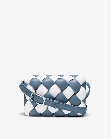 Torba Crossbody JW PEI Maze Women Białe Niebieskie | PL1043YU
