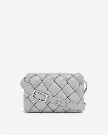 Torba Crossbody JW PEI Maze Women Szare | PL1050DN