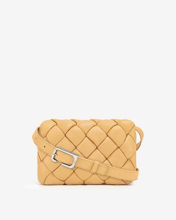 Torba Crossbody JW PEI Maze Women Żółte | PL1046OR