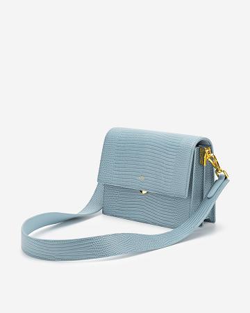 Torba Crossbody JW PEI Mini Flap Women Turkusowe | PL1060VD