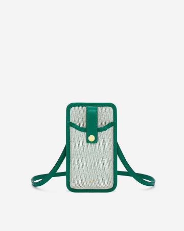 Torba Na Telefon JW PEI Aylin Płócienne Women Zielone | PL1157HK