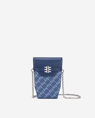 Torba Na Telefon JW PEI FEI Chain Women Granatowe | PL1164VD