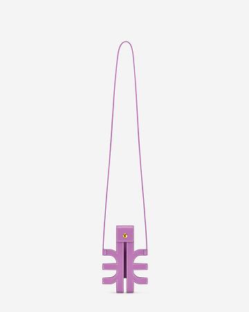 Torba Na Telefon JW PEI FEI Cut-Out Women Fioletowe | PL1170EX