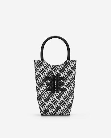 Torba Na Telefon JW PEI FEI Women Czarne Białe | PL1193MA