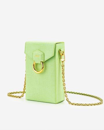 Torba Na Telefon JW PEI Lola Gradient Chain Women Zielone | PL1204AP