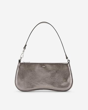 Torby Przez Ramię JW PEI Eva Metallic Women Szare | PL1240XF