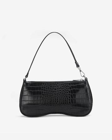 Torby Przez Ramię JW PEI Eva Women Czarne | PL1266XF