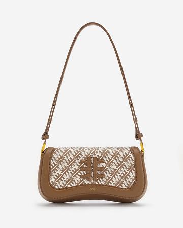 Torby Przez Ramię JW PEI FEI Joy Women Brązowe | PL1273WY