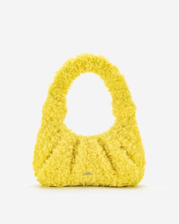 Torby Przez Ramię JW PEI Gabbi Faux Fur Hobo Women Żółte | PL1277YU
