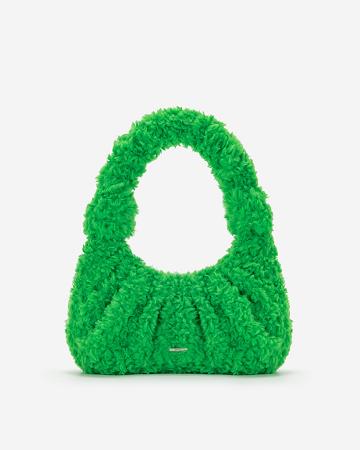 Torby Przez Ramię JW PEI Gabbi Faux Fur Hobo Women Zielone | PL1278UT