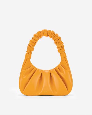 Torby Przez Ramię JW PEI Gabbi Ruched Hobo Women Pomarańczowe | PL1284DN