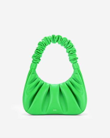 Torby Przez Ramię JW PEI Gabbi Ruched Hobo Women Zielone | PL1288JJ