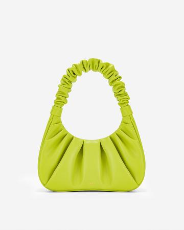 Torby Przez Ramię JW PEI Gabbi Ruched Hobo Women Zielone Mięta | PL1289KI