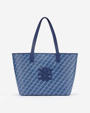 Torby Tote JW PEI FEI Women Granatowe | PL1348NB