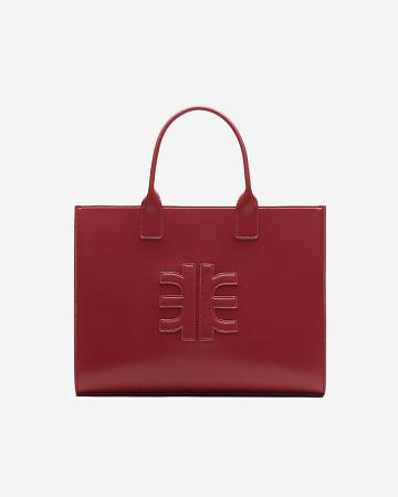 Torby Tote JW PEI Gia Medium Women Czerwone | PL1350QZ