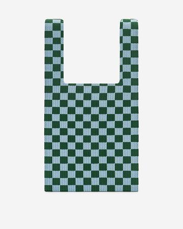 Torby Tote JW PEI Shea Checkerboard Trykotowy Women Zielone | PL1354TV