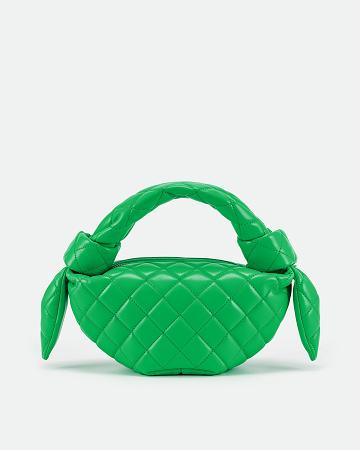 Torebki JW PEI Croissant Top Handle Women Zielone | PL1083ZG