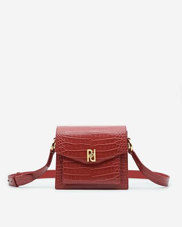 Torebki JW PEI Lucy Women Bordowe Czerwone | PL1126AP