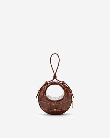 Torebki JW PEI Rantan Super Mini Women Brązowe | PL1137CE