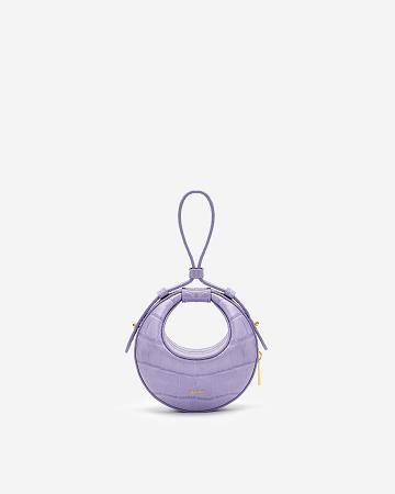 Torebki JW PEI Rantan Super Mini Women Fioletowe | PL1133KI