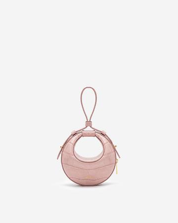 Torebki JW PEI Rantan Super Mini Women Różowe | PL1135ZG