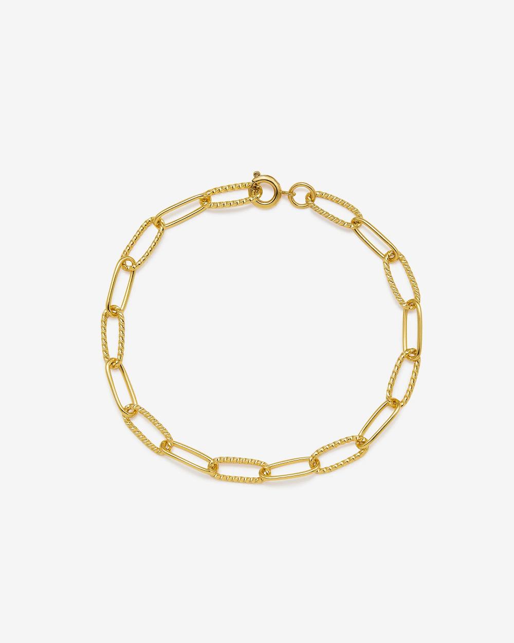 Biżuteria JW PEI A Chain Bracelets Women Złote | PL1398VD