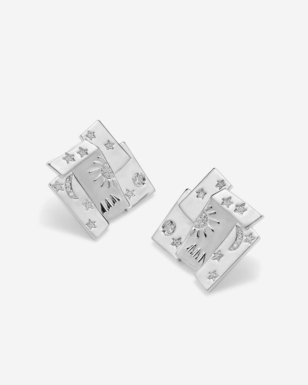 Biżuteria JW PEI Cosmos Combination Earrings Women Srebrne | PL1406TV