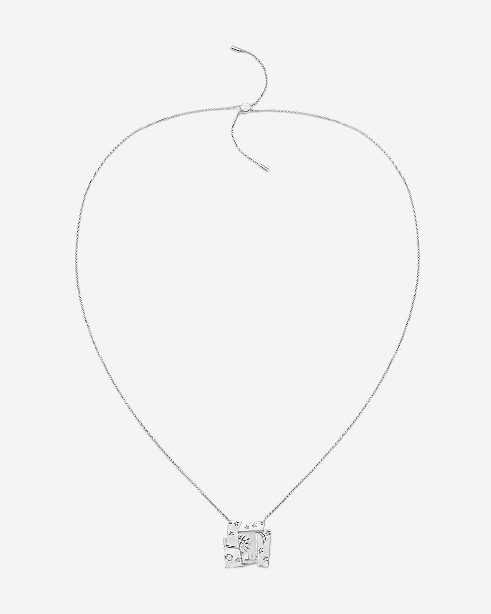 Biżuteria JW PEI Cosmos Combination Necklace Women Srebrne | PL1408UT
