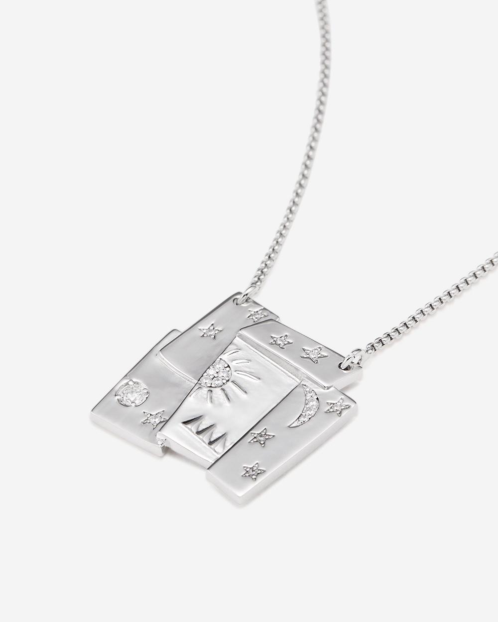 Biżuteria JW PEI Cosmos Combination Necklace Women Srebrne | PL1408UT