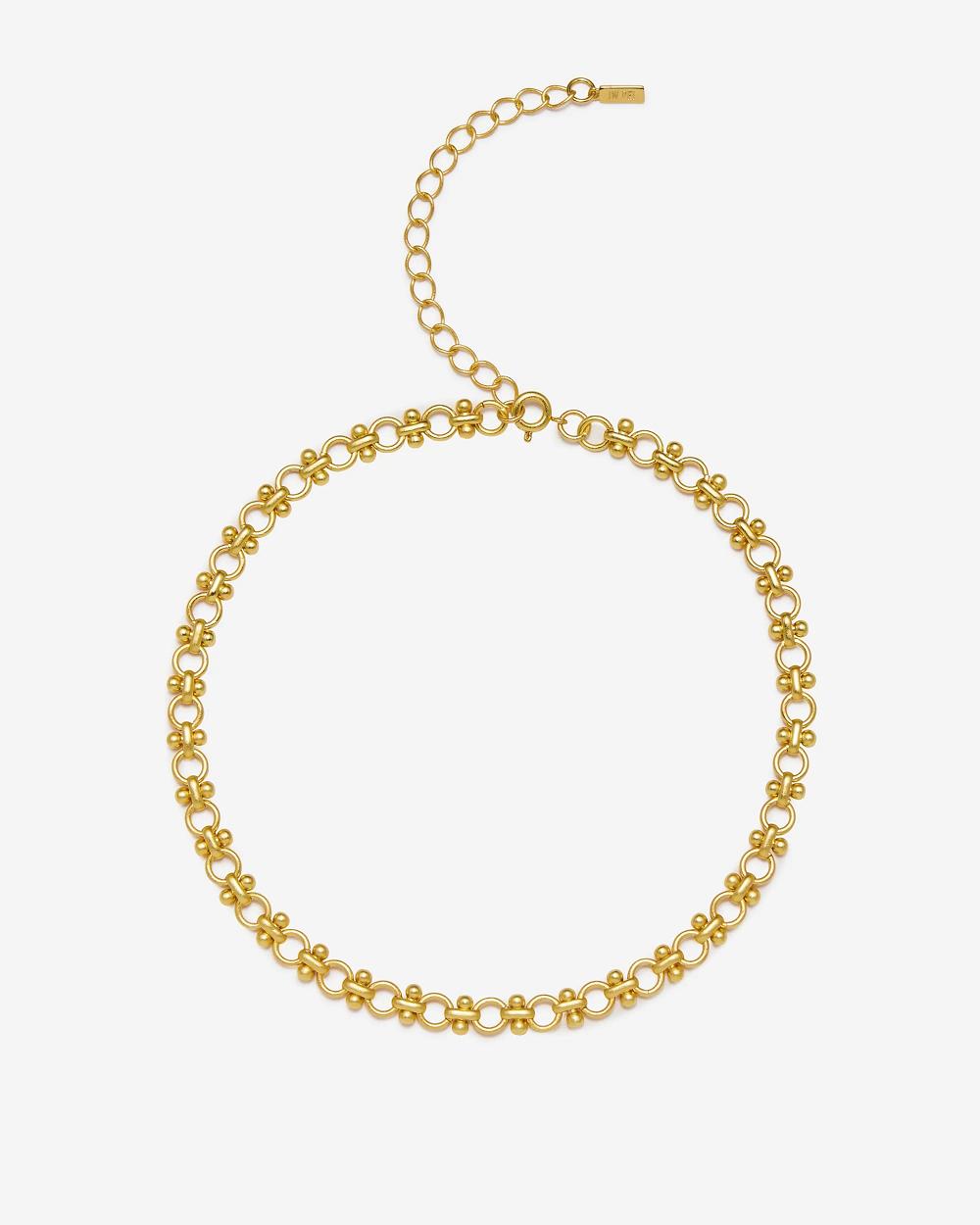 Biżuteria JW PEI I Chain Necklace Women Złote | PL1448XF