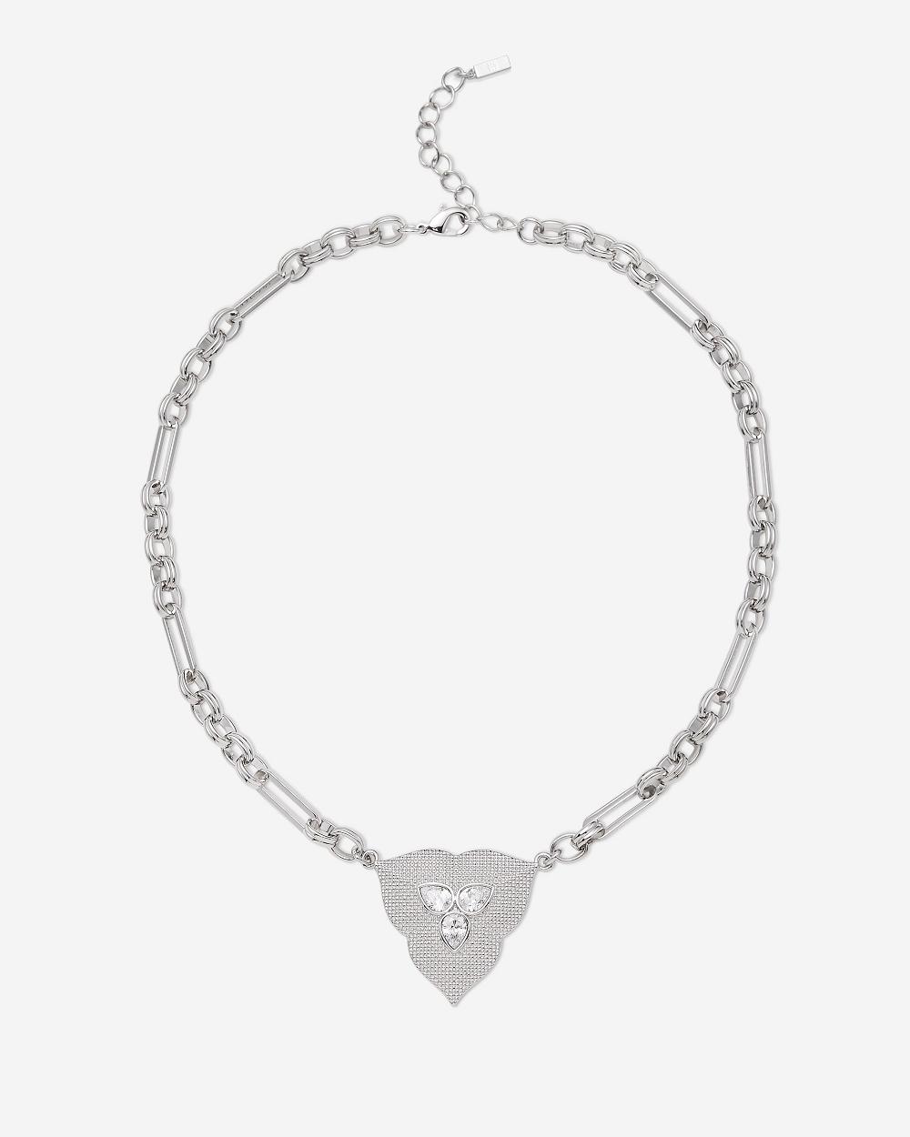 Biżuteria JW PEI Leaf Pendant Necklace Women Białe Złote Srebrne | PL1453MA